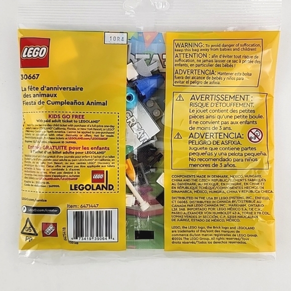 LEGO 2 Sets Creators 6+ Yrs Dog 30666 Penguin Elephant 30667 - Picture 8 of 10